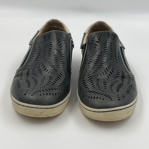 Pikolinos Cut Out Leather Slip On Loafer Blue Grey White Women’s EU 39 / US 8.5 - Picture 5 of 16